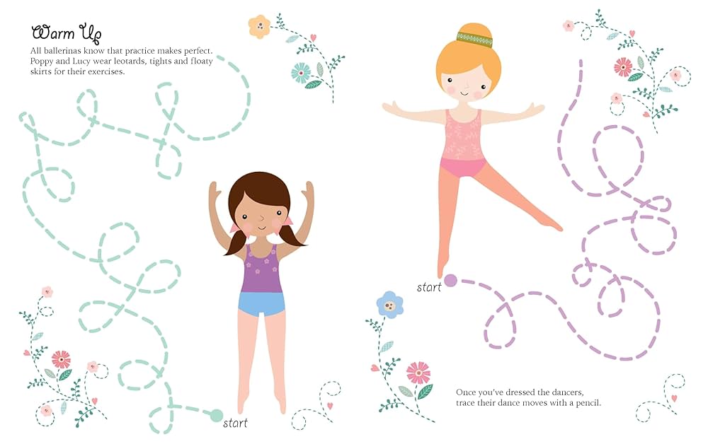 Dress Up Ballerinas Press Out Doll Activity  Book