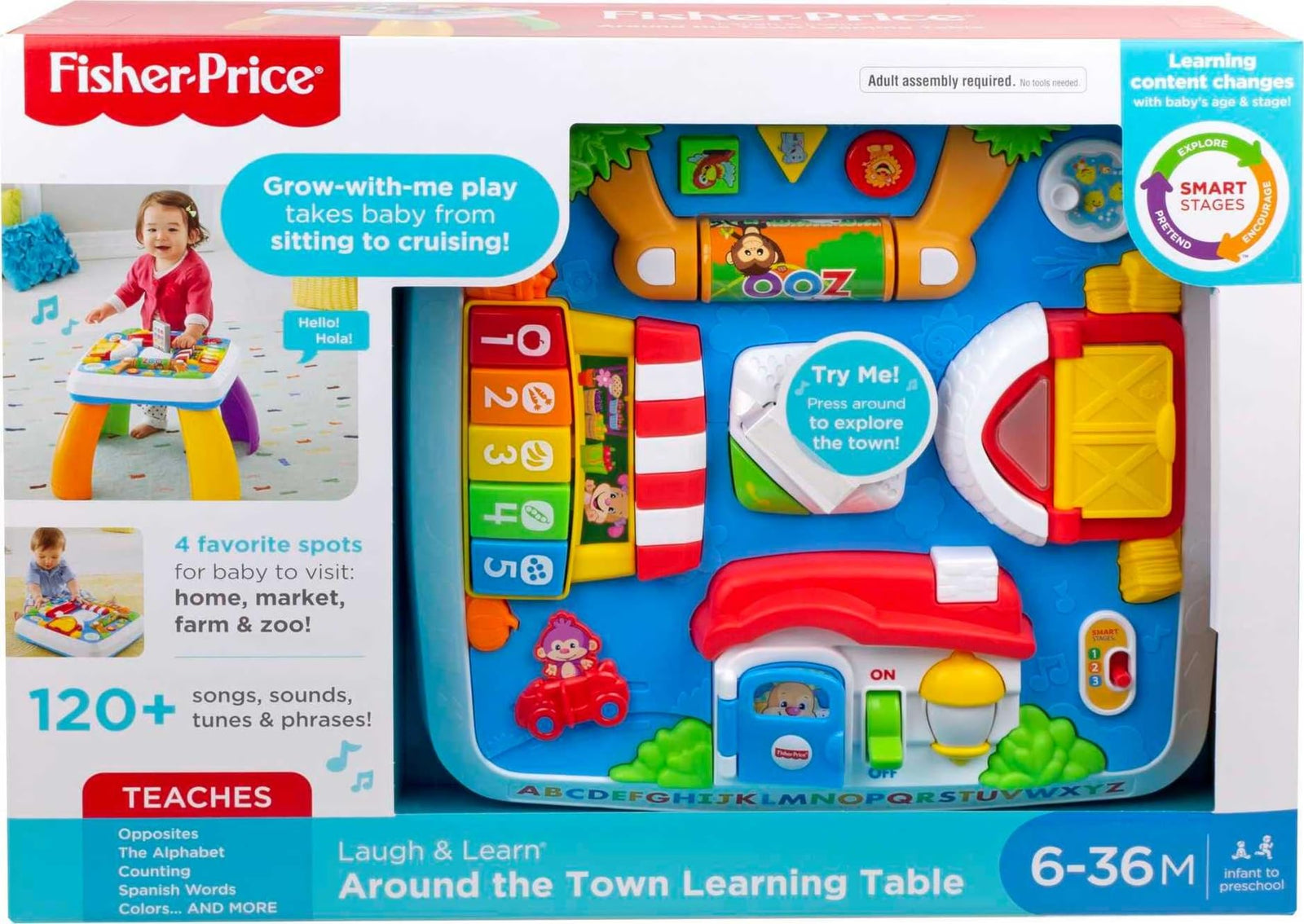 Fisher Price Laugh&Learn Smart Stages Around the Town Learning Table