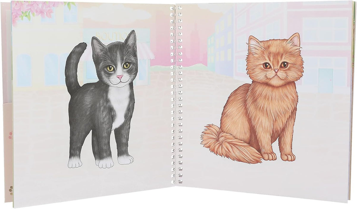 Top Model Dress Me Up Kitty Book