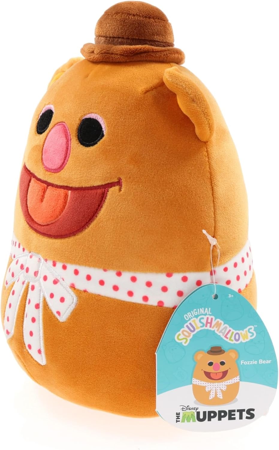 Squishmallows 8inch Muppets Fozzie Bear