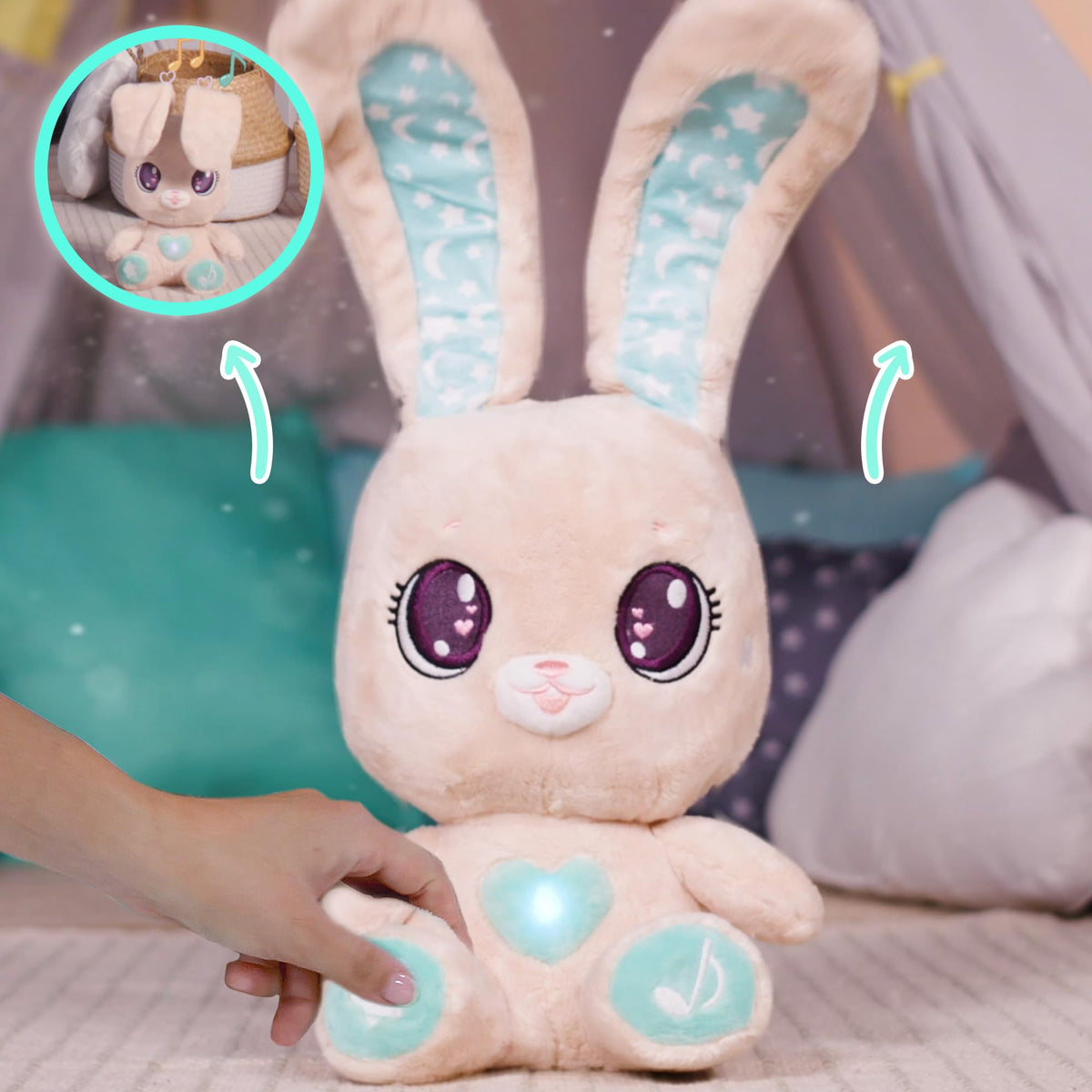 Peek A Pets Interactive Plush Bunny