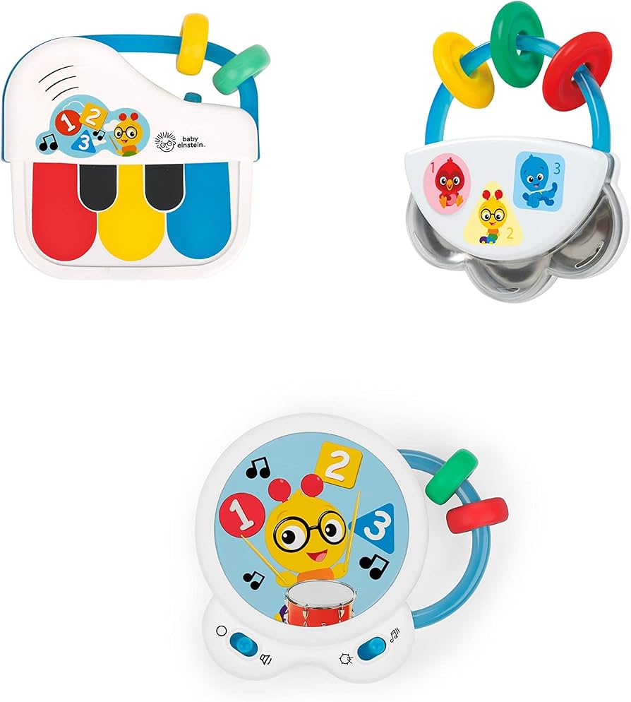 Baby Einstein Small Symphony 3pc Musical Toy Set Demo Batteries Included