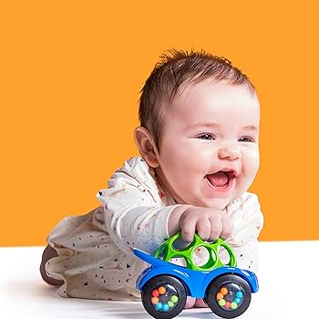 Bright Starts Oball Rattle &amp; Roll Vehicle Asstd Cols