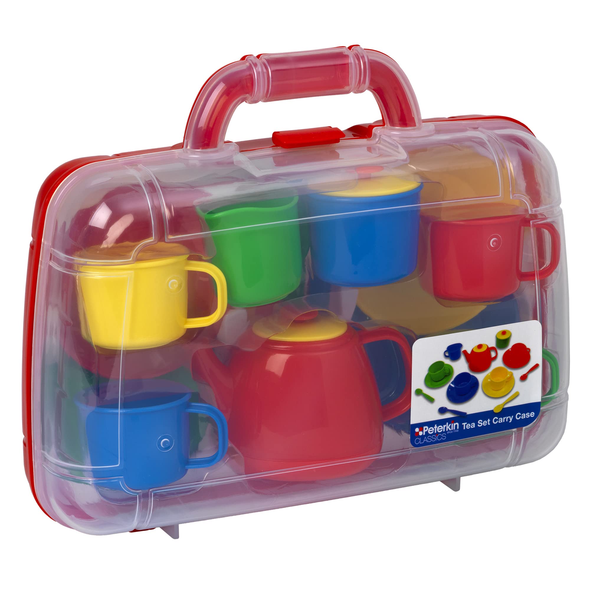 Peterkin Plastic Tea Set In Carry Case