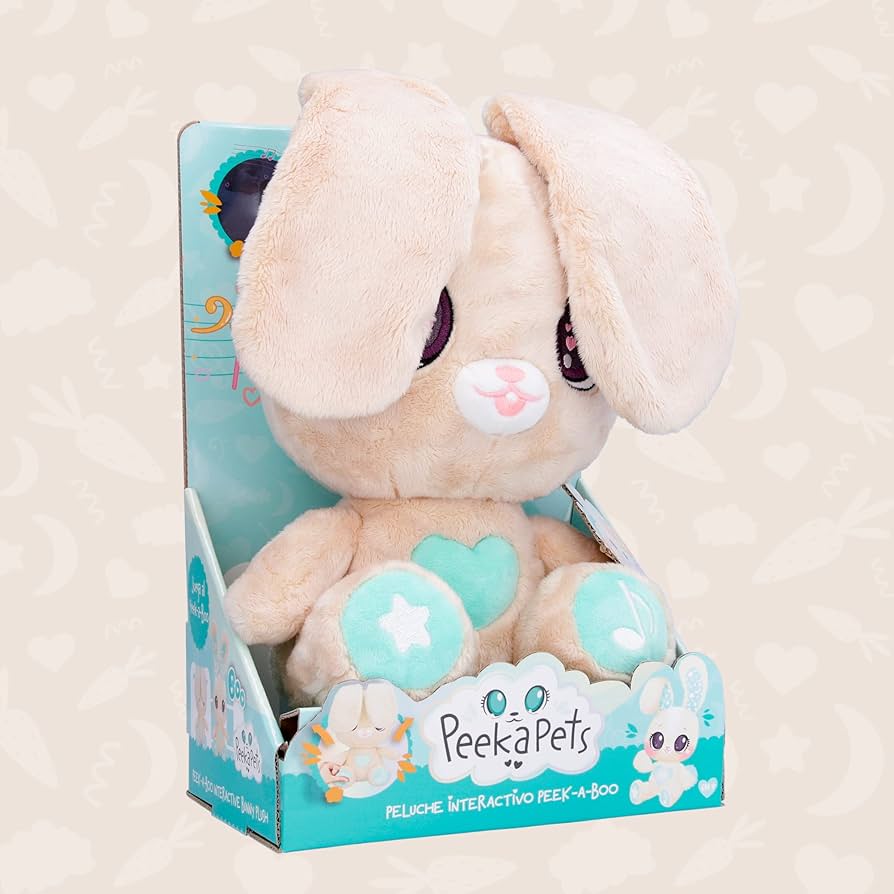 Peek A Pets Interactive Plush Bunny
