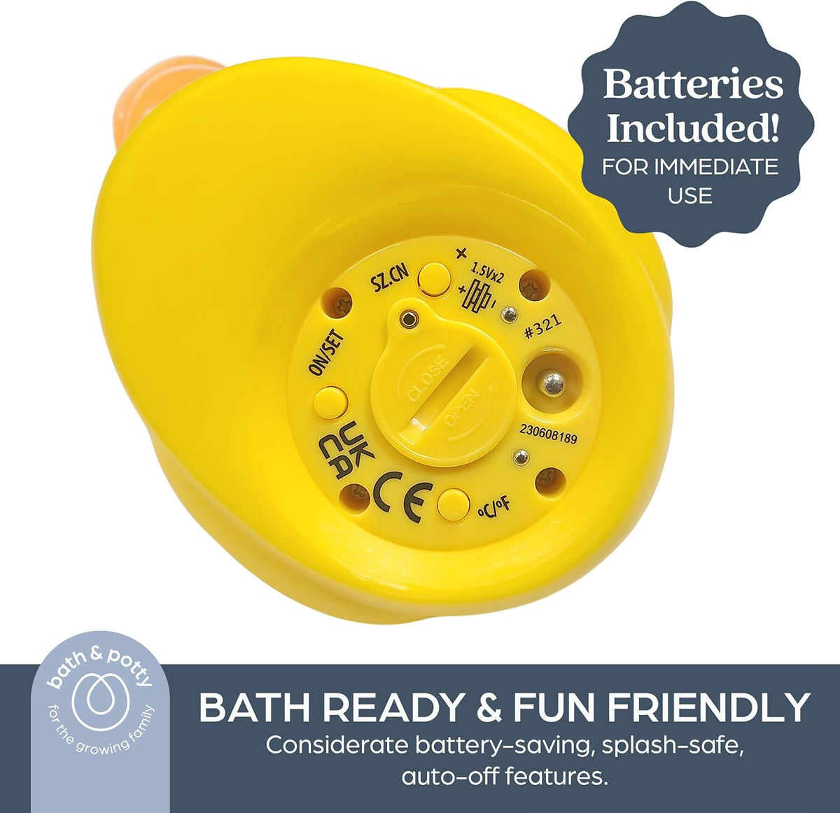 Dream Baby Room &amp; Bath Thermometer Duck