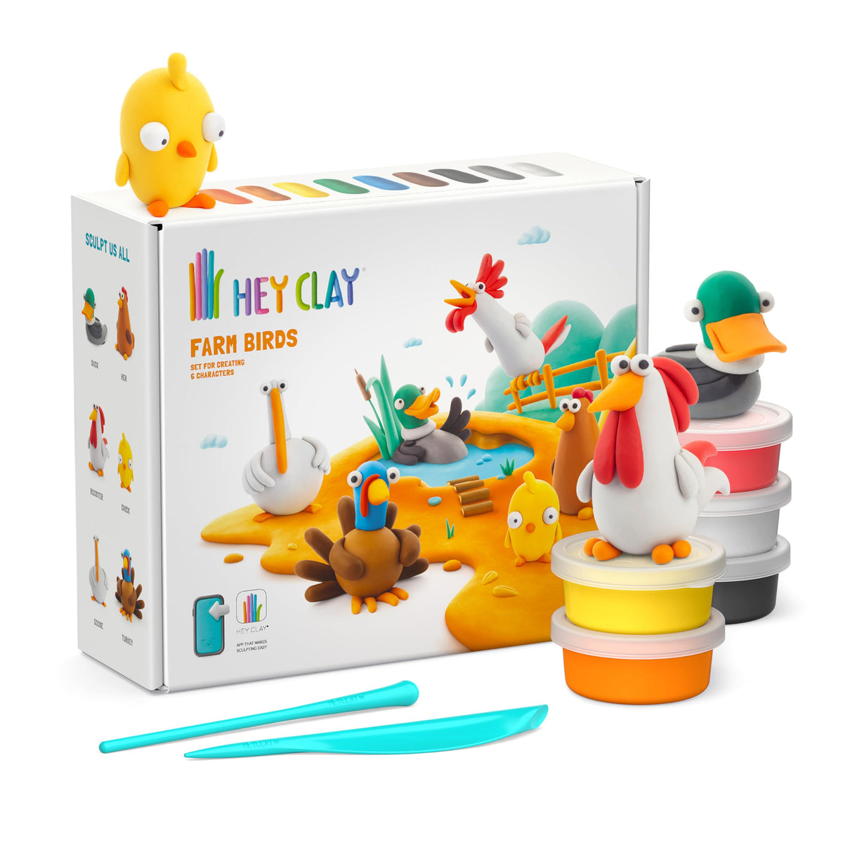Hey Clay Farm Birds 15 Cans
