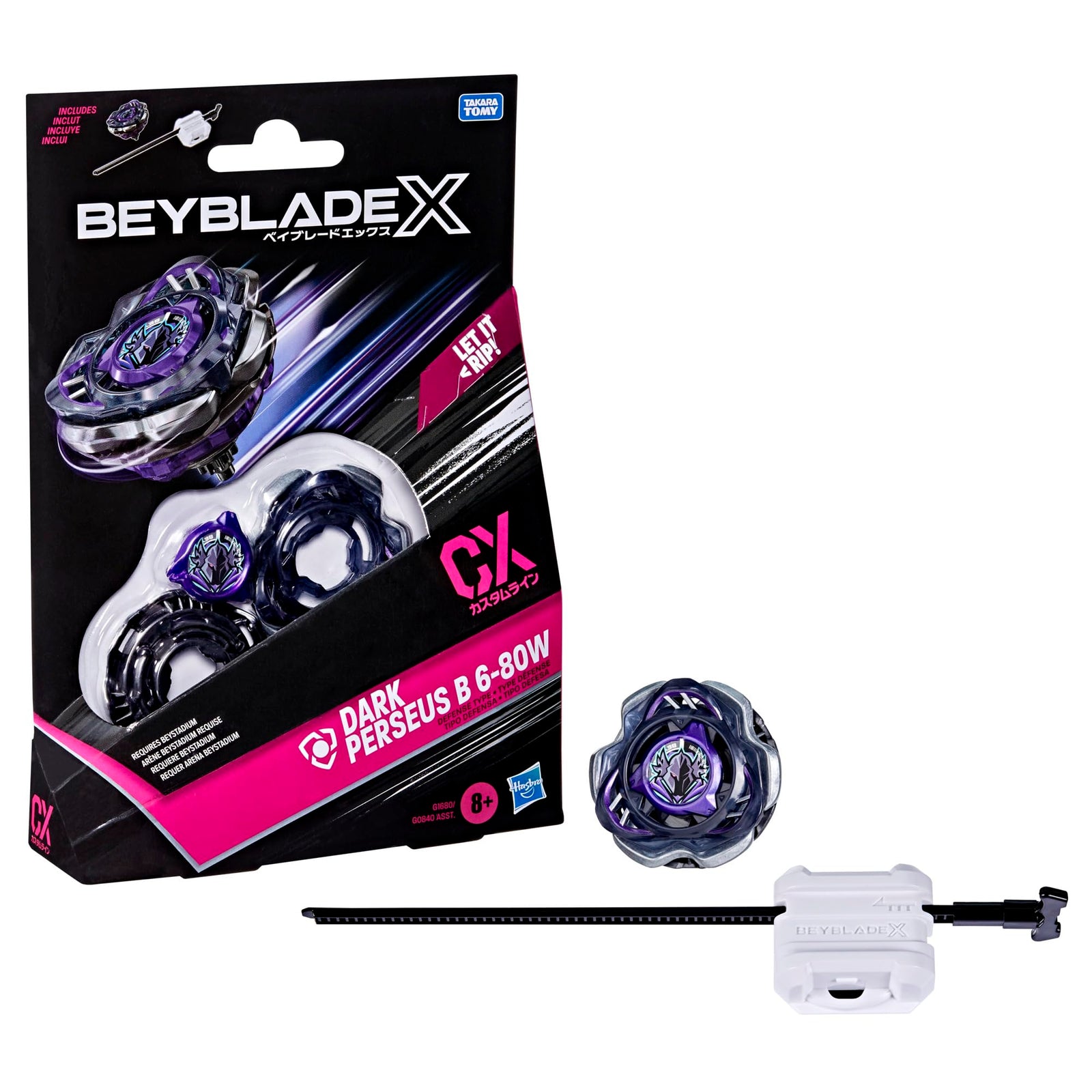 Beyblade X Dark Perseus B 6-80W CX Starter Pack Set