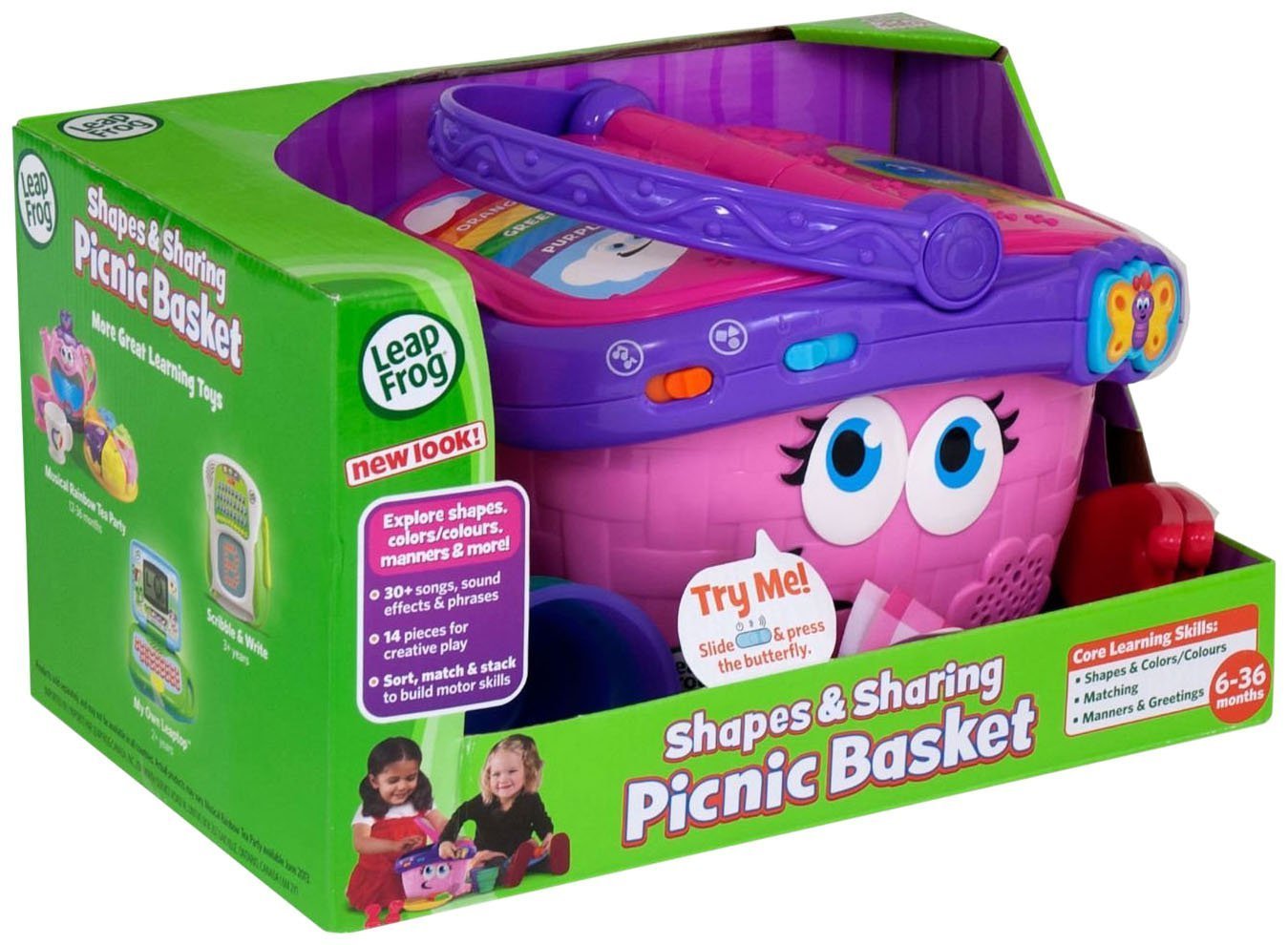 Leap Frog Shapes & Sharing Picnic Basket
