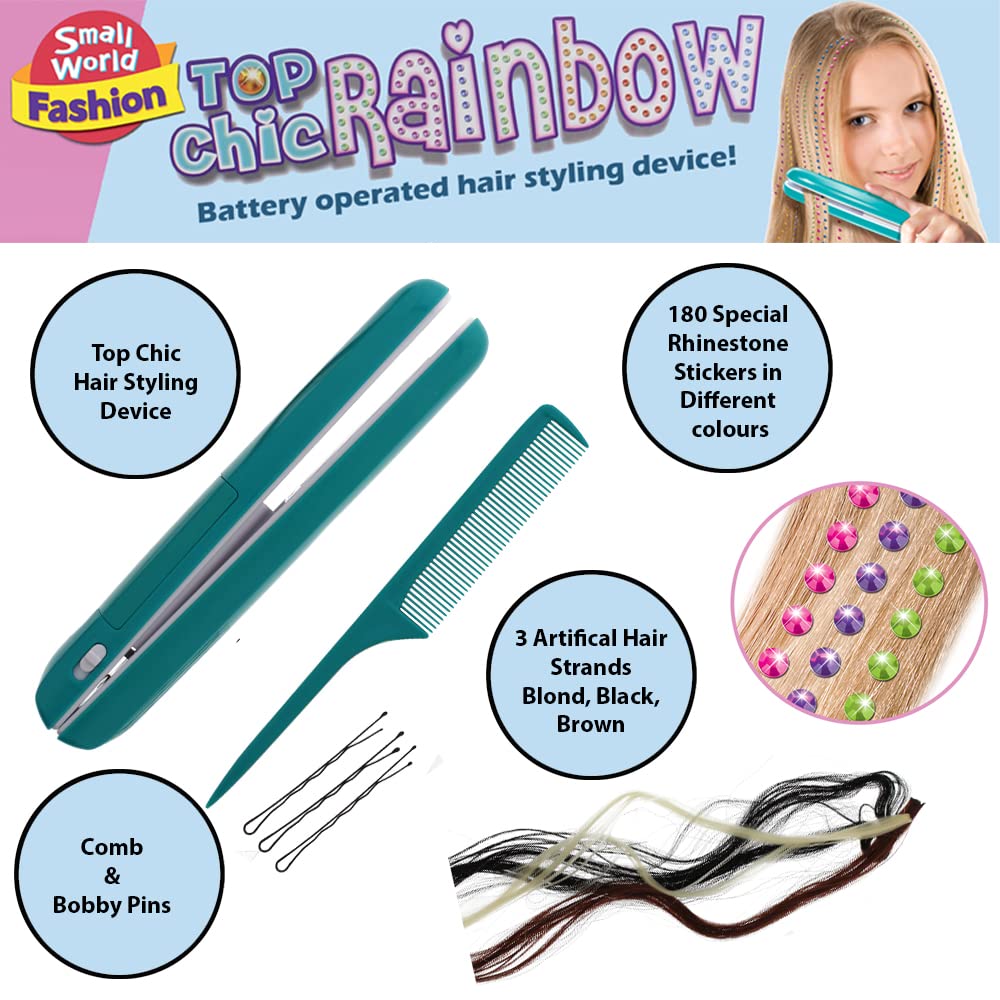 Small World Fashion Top Chic Rainbow Hair Styling Device