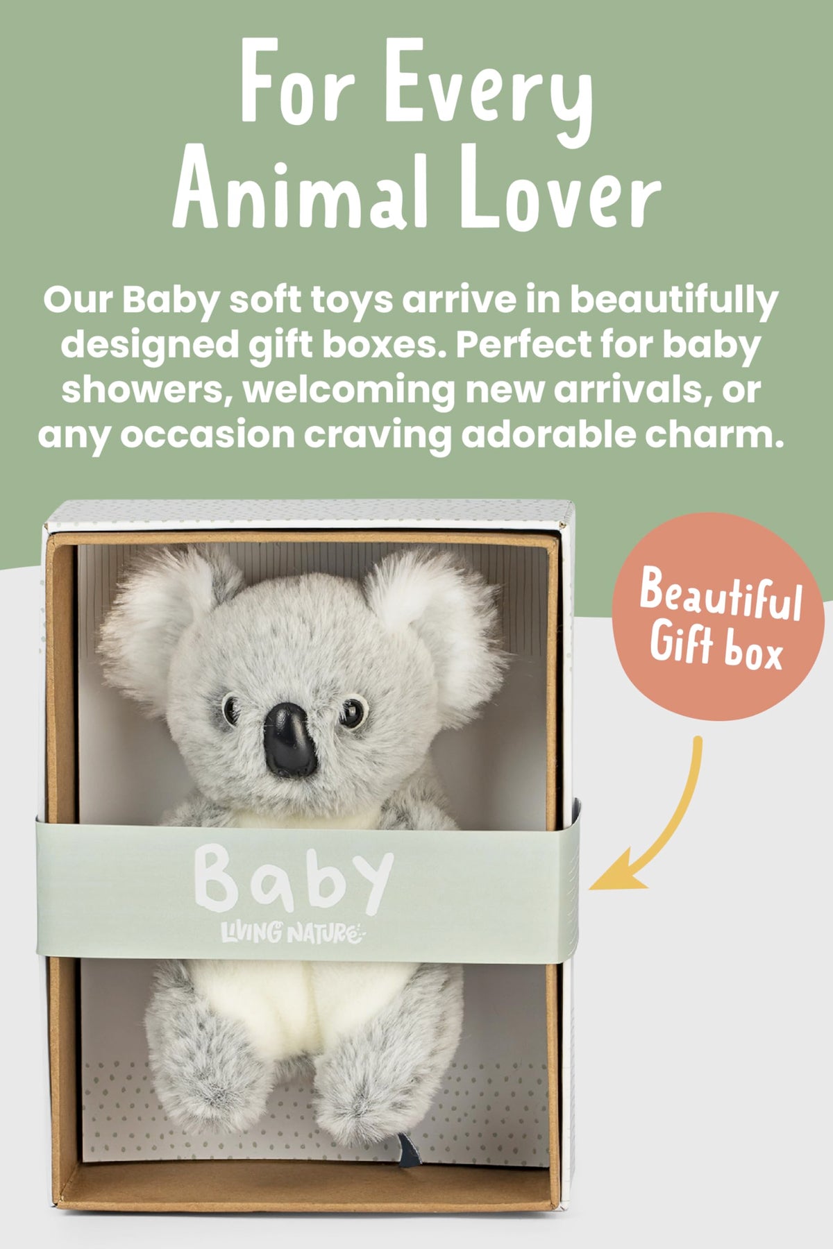 Living Nature Plush Baby Koala Gift Boxed