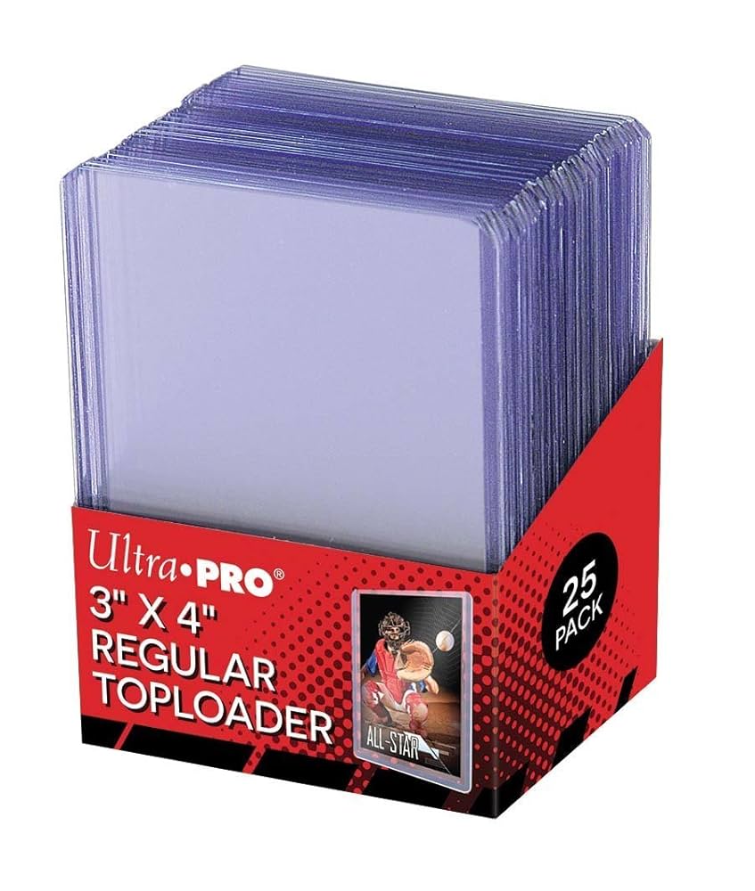 Ultra Pro Toploader 3" x 4" 35pt Regular Clear 25pk Sleeves