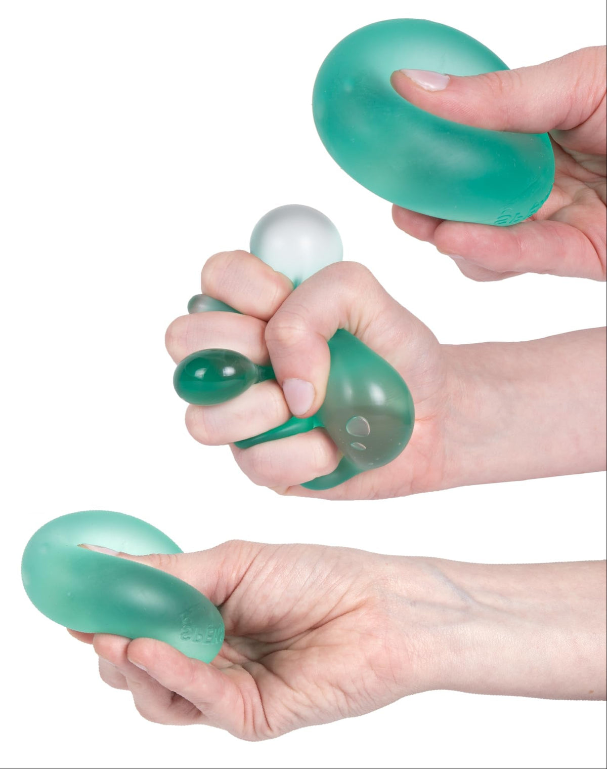 Speks Gump Memory Gel Stress Ball - Sea Glass