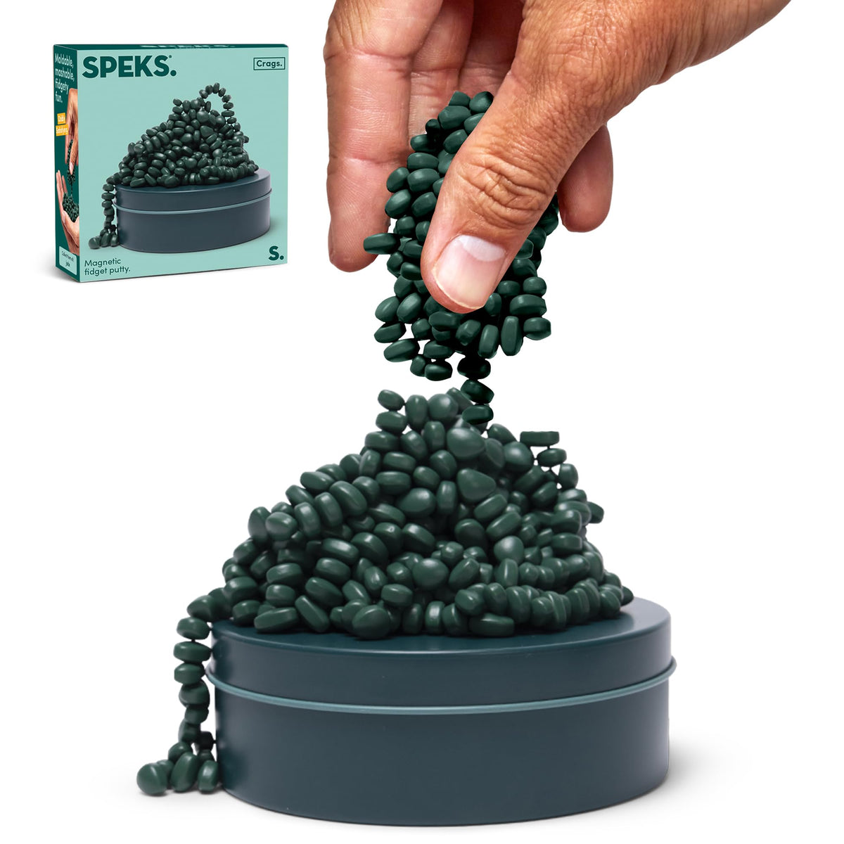 Speks Crags Magnetic Fidget Putty - Jade