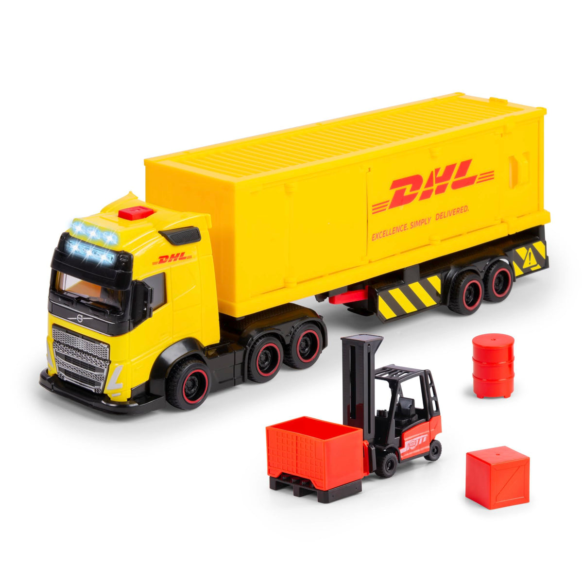 Dickie Toys DHL Heavy Truck Lights &amp; Sound