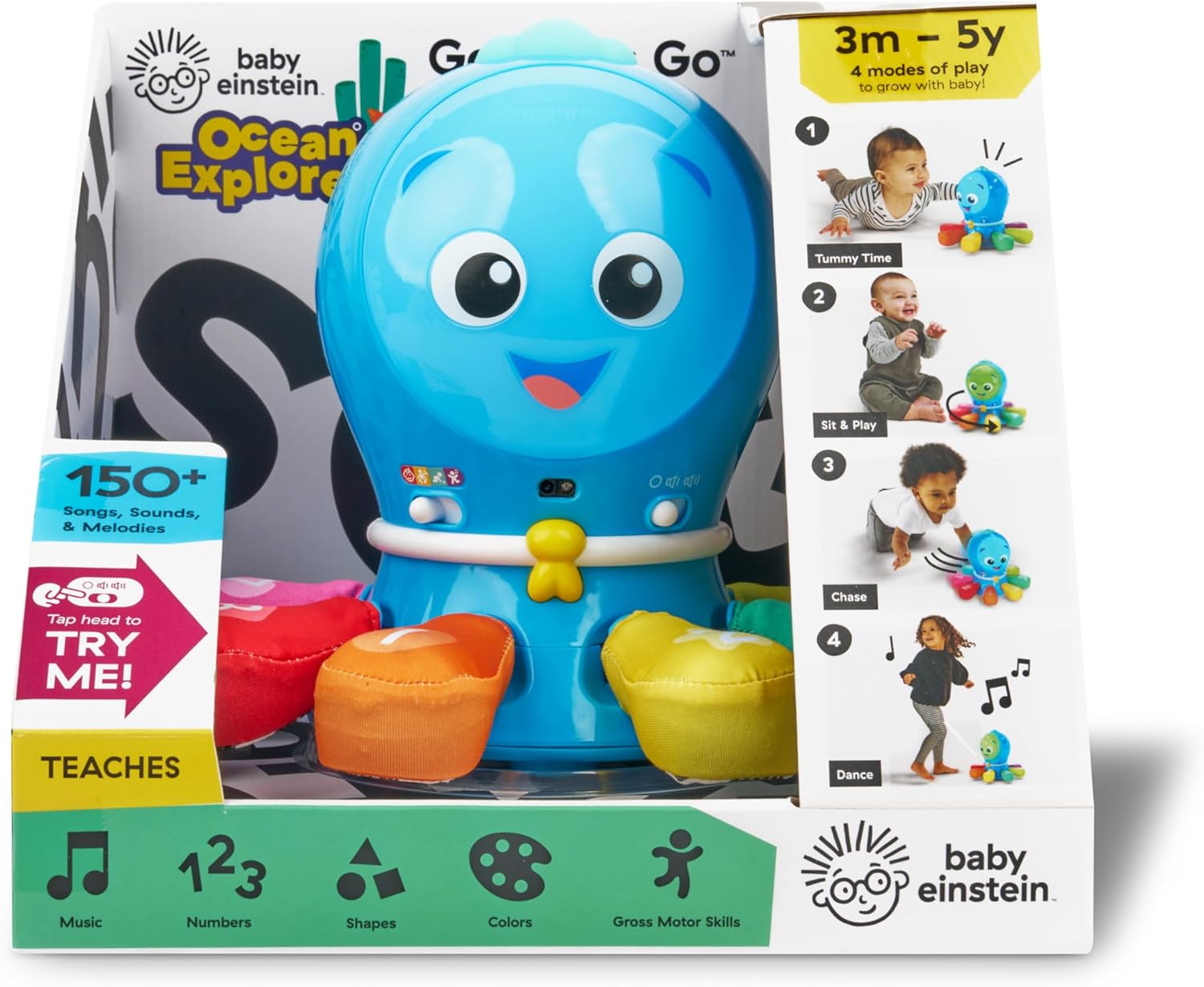 Baby Einstein Ocean Explorers Go Opus 4 in 1 Crawl & Chase Pal