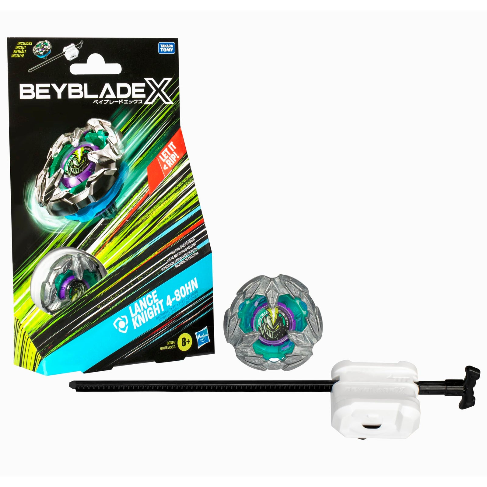Beyblade X Starter Pack: Lance Knight 4-80N