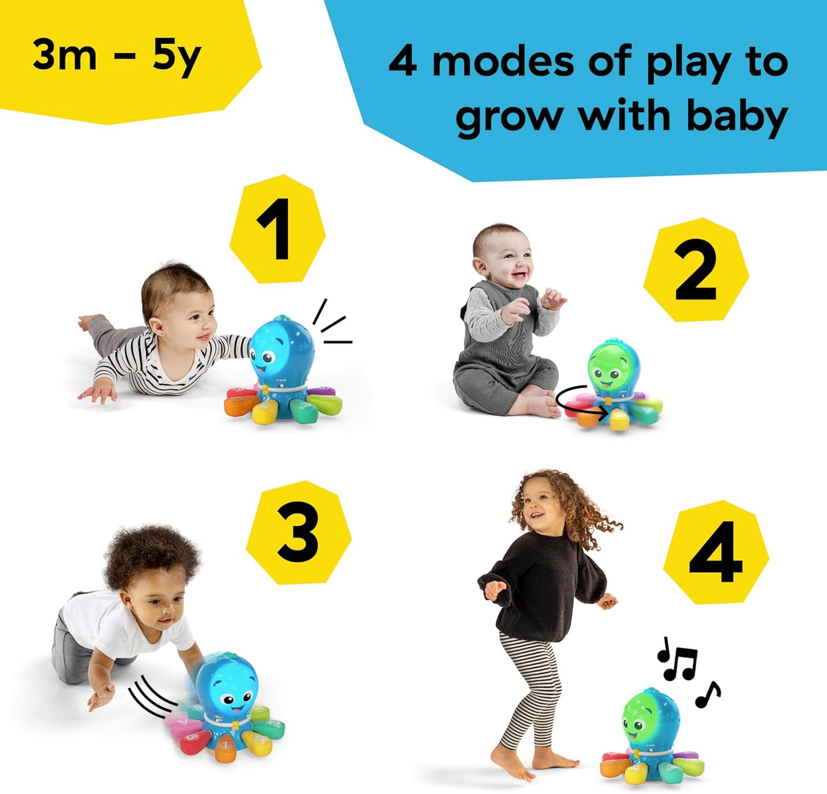 Baby Einstein Ocean Explorers Go Opus 4 in 1 Crawl &amp; Chase Pal