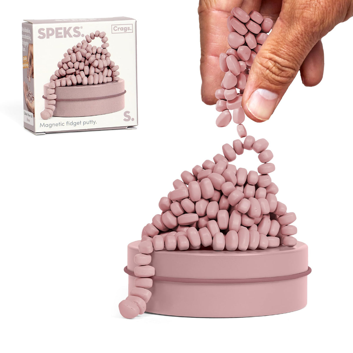 Speks Crags Magnetic Fidget Putty - Rose