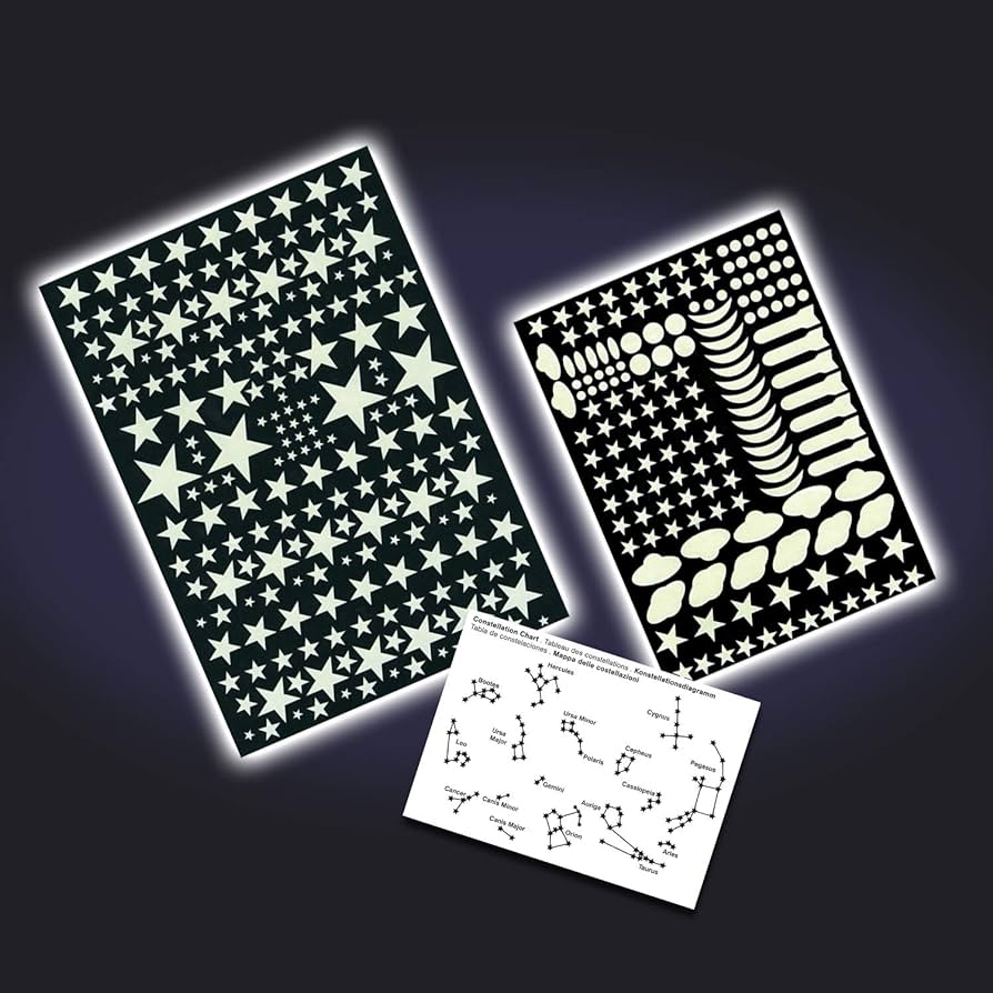 The Original Glow Stars 350+ Glow in the Dark Stickers