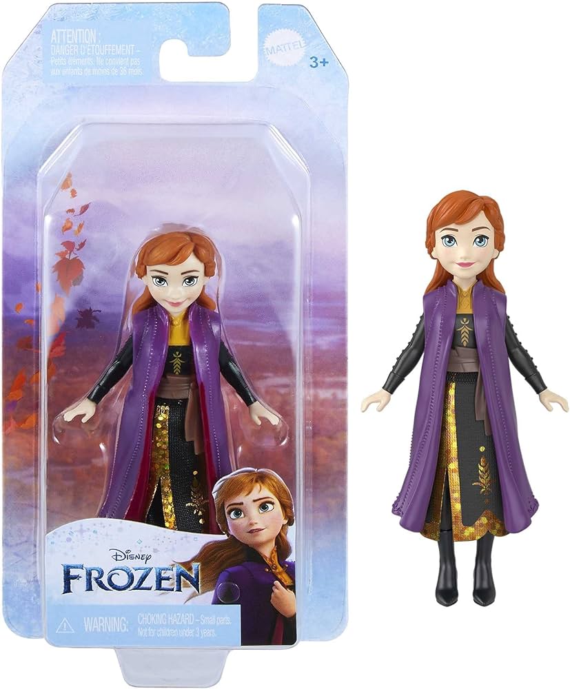 Disney Frozen Small Doll Anna Black Dress