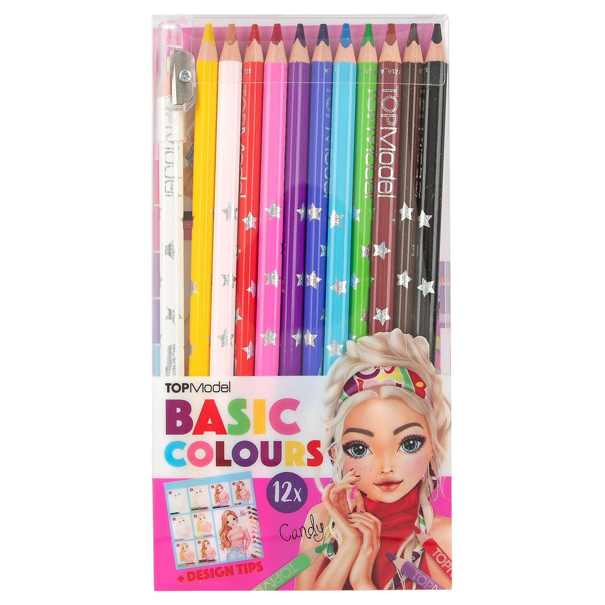 Top Model Pencils 12 pack Basic Colours