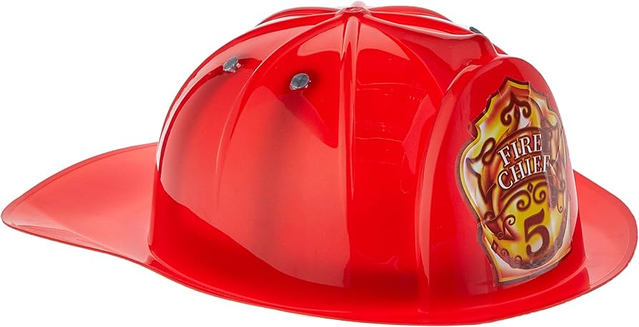 Peterkin Classic Fire Chief Red Helmet