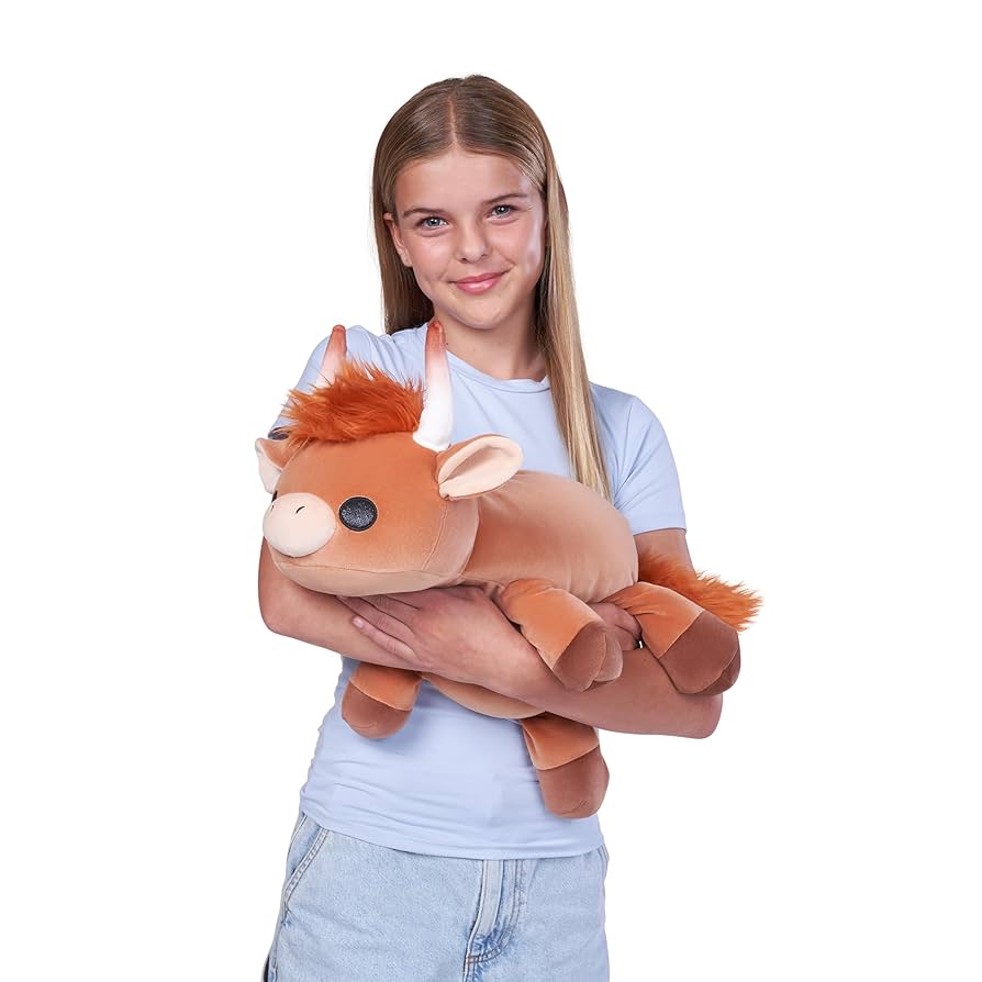 Zuru Hug A Lumps S2 Medium Weighted Plush - Holly Highland Cow