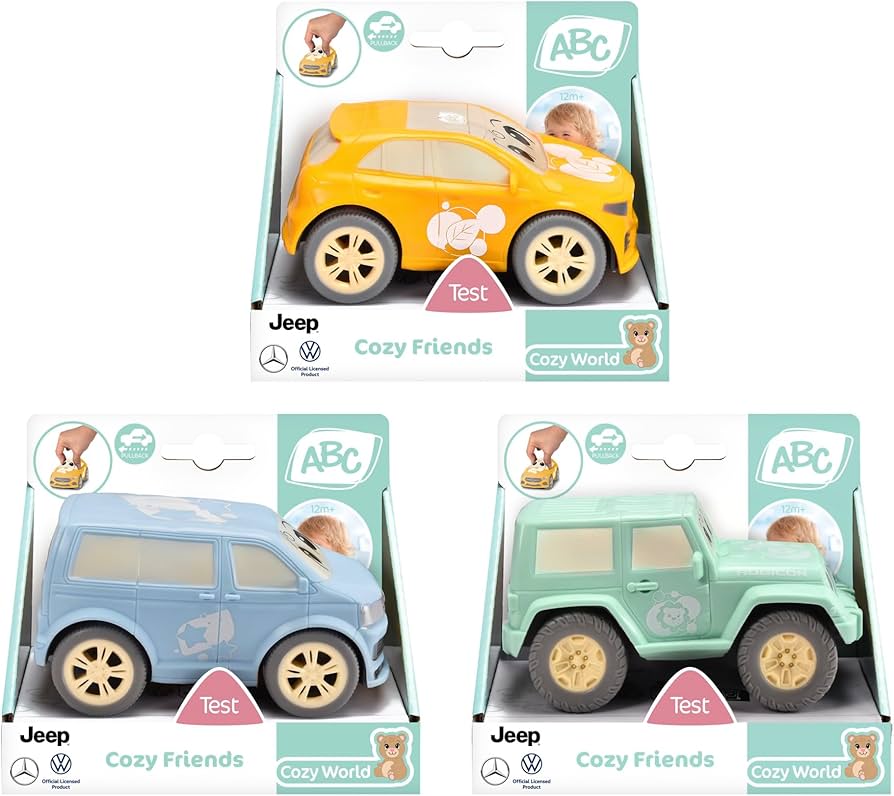 ABC Cozy Friends Vehicles Assorted Styles