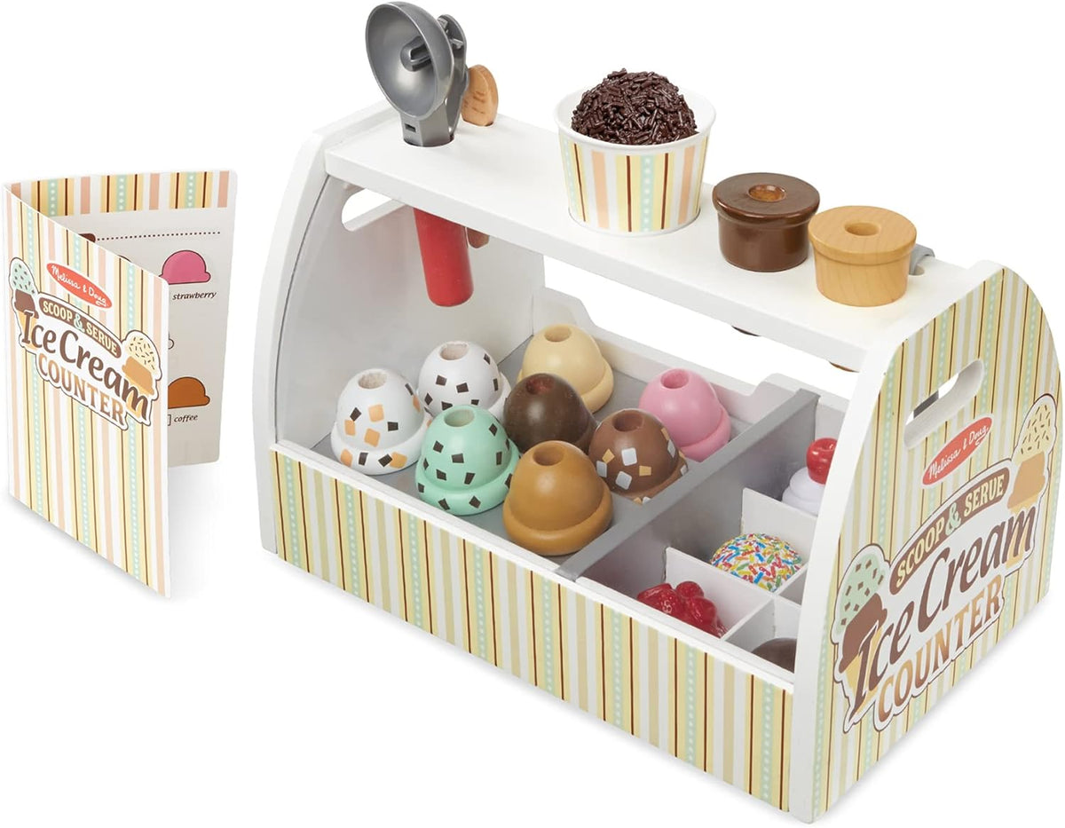 MND74905 Scoop &amp; Serve Ice Cream Counter Playset