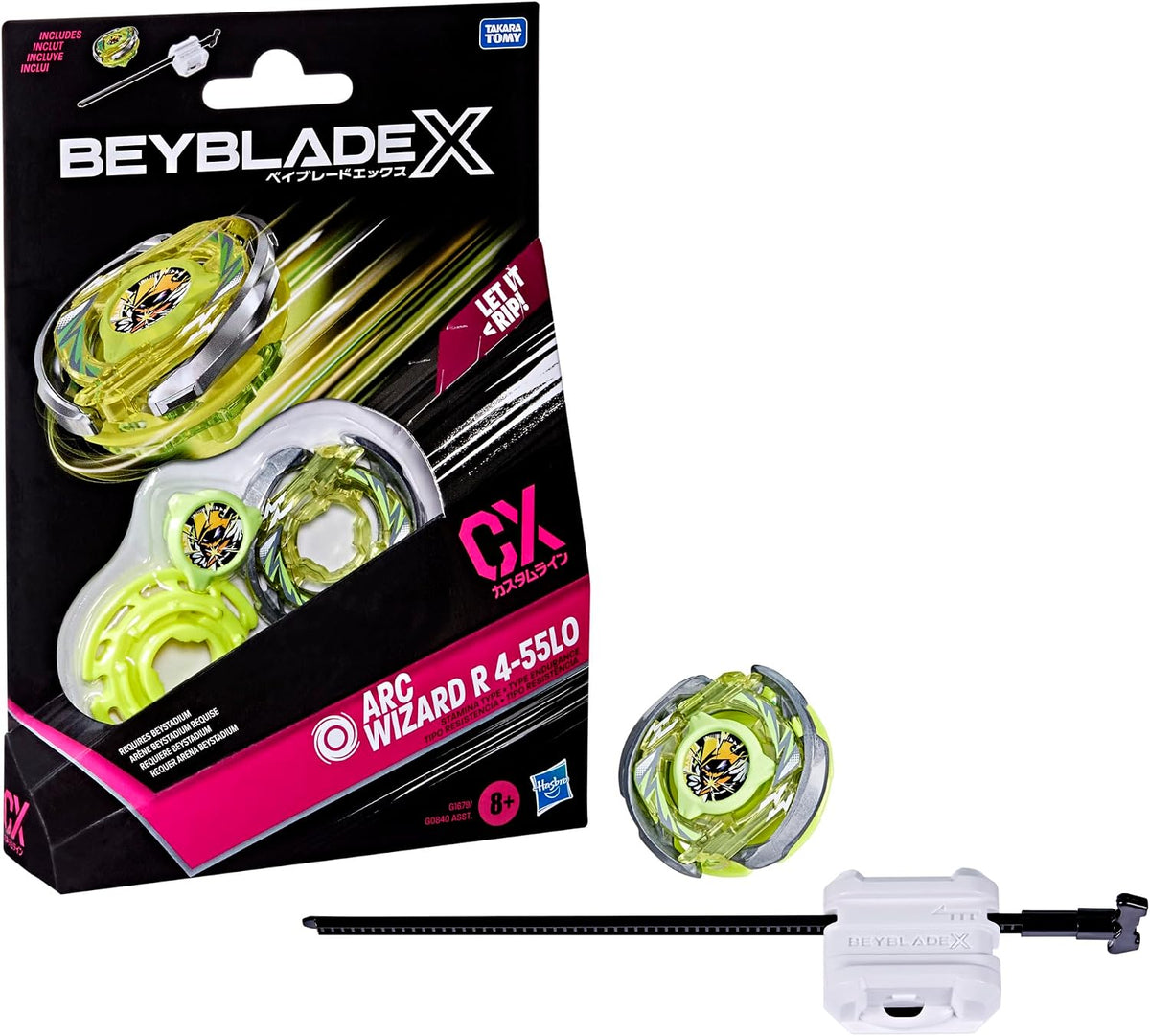 Beyblade X Arc Wizard R 4-55LO CX Starter Pack Set