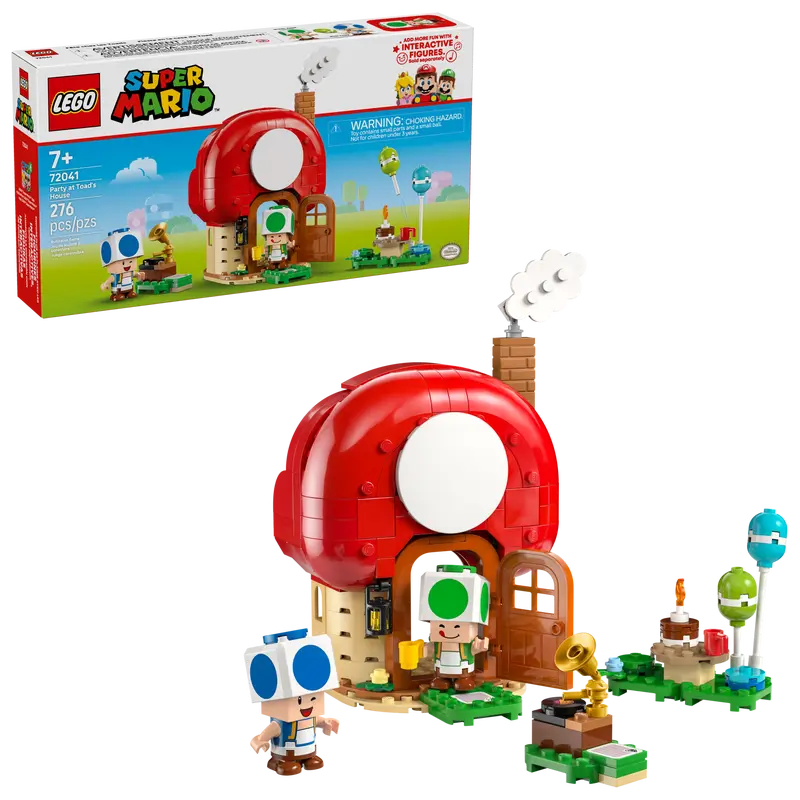 Lego 72041 Super Mario Party at Toad's House
