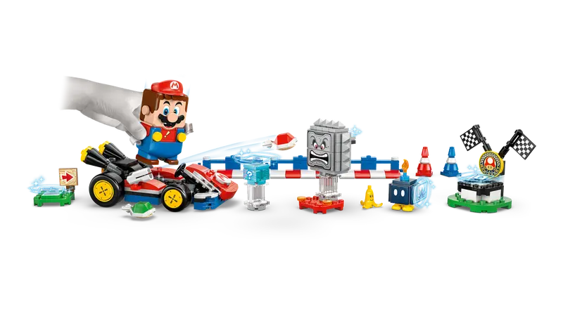 Lego 72043 Super Mario Interactive Mario &amp; Standard Kart - 2 AAA Batteries Req