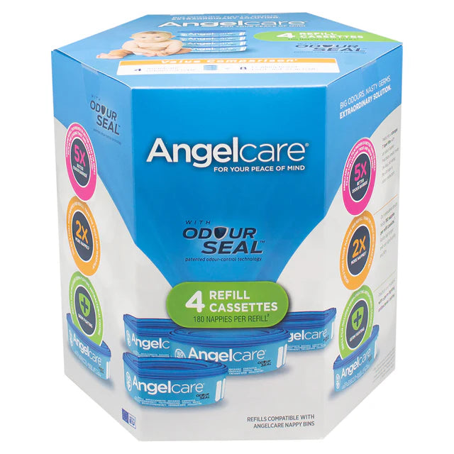 Angelcare Nappy Refill Cassette 4pack