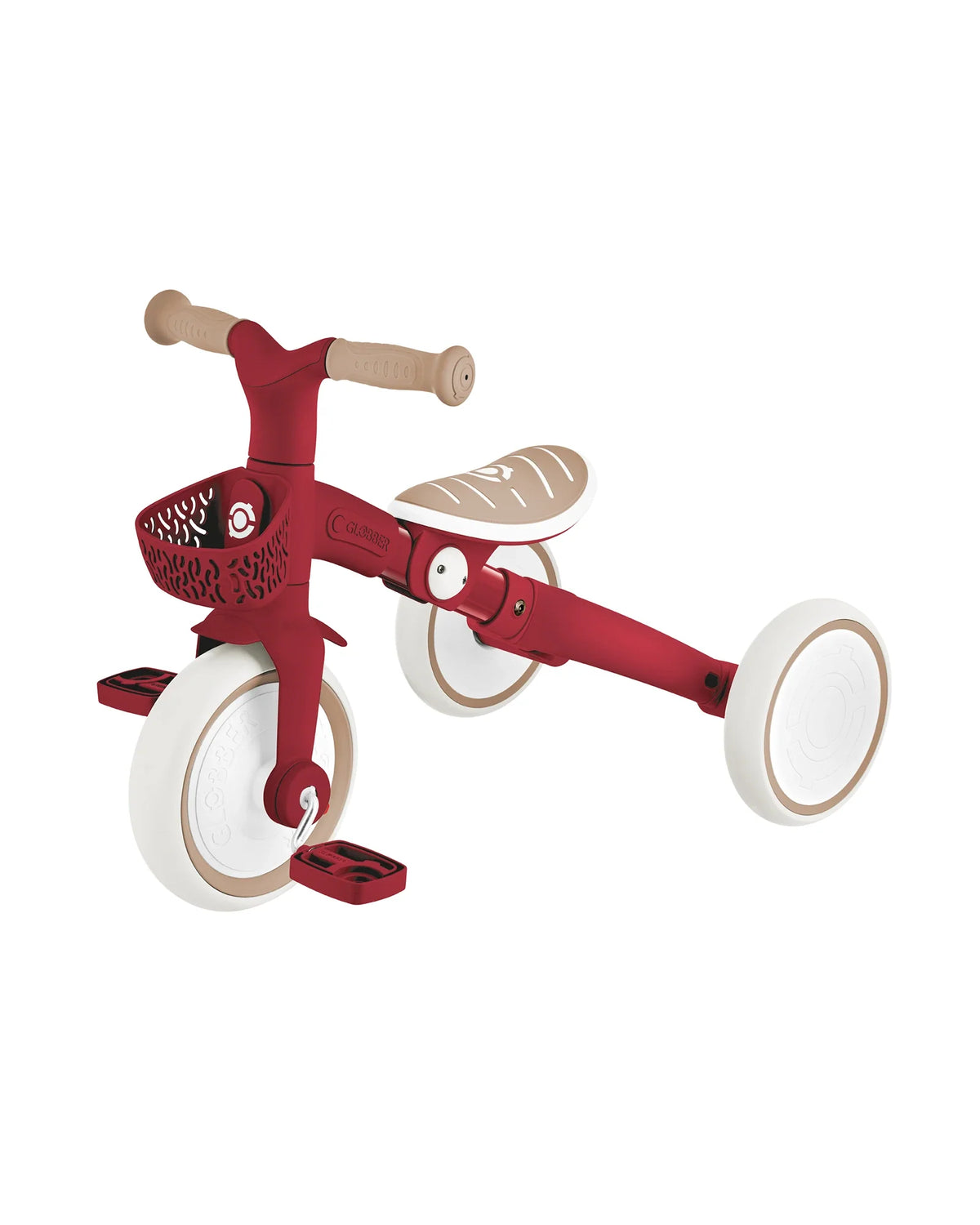 Globber Eco Logic Learning Bike - VINTAGE RED