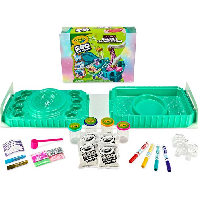 Crayola Goo Unicorn All In 1 Sensory Station