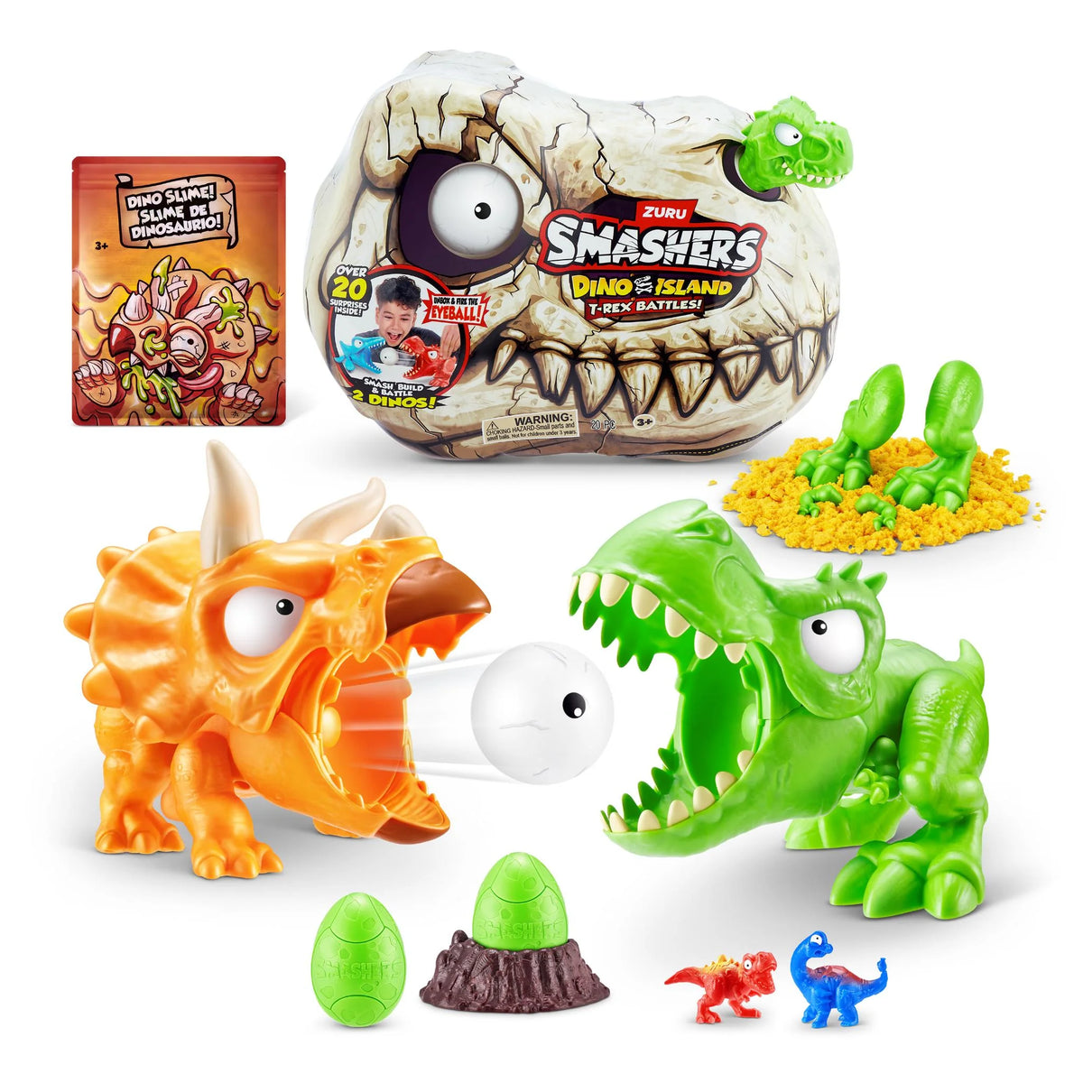 Zuru Smashers Dino Island Mini T-Rex Battle Playset