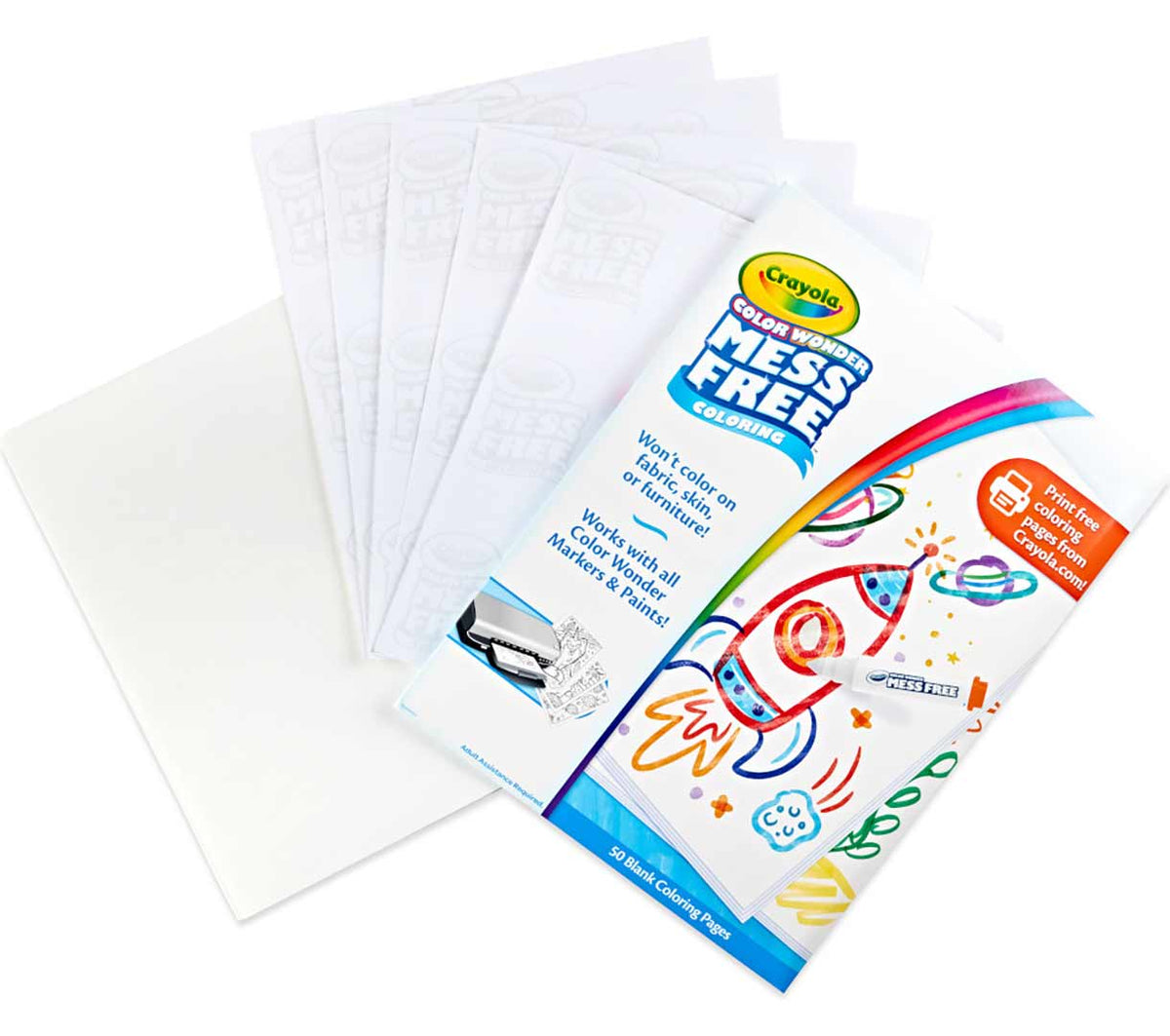 Crayola Color Wonder™ 50ct Refill Blank Paper