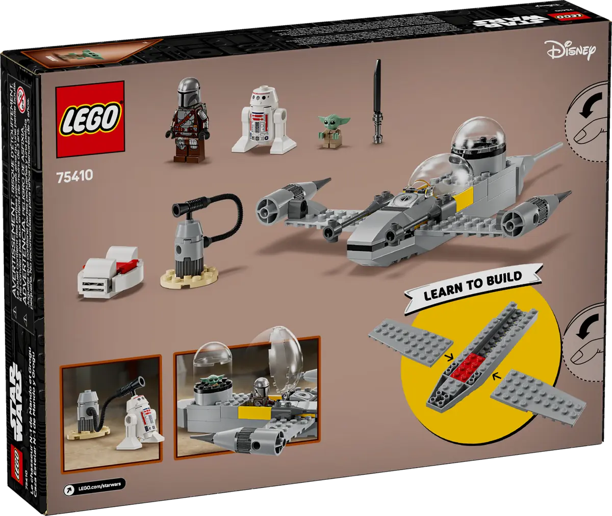 Lego 75410 Star Wars Mando and Grogu&#39;s N-1 Starfighter
