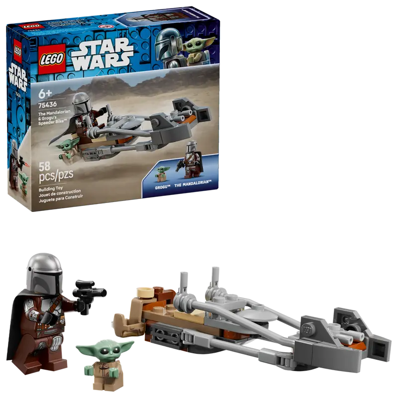 Lego 75436 Star Wars The Mandalorian &amp; Grogu's Speeder Bike