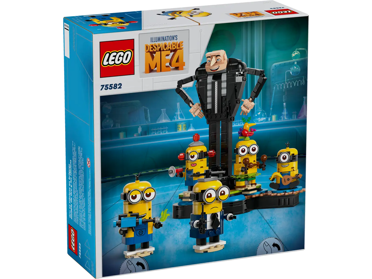 Lego 75582 Minions Brick Built Gru and Minions