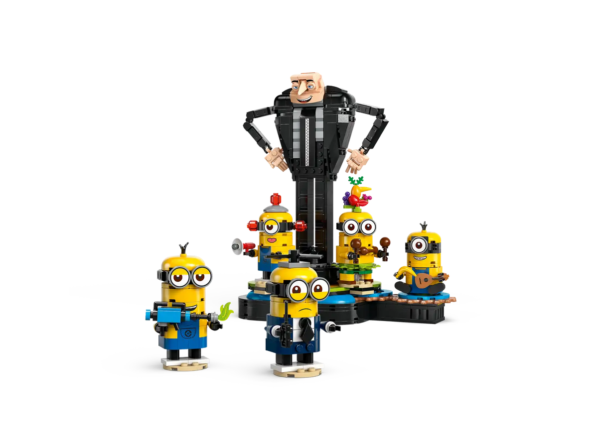 Lego 75582 Minions Brick Built Gru and Minions