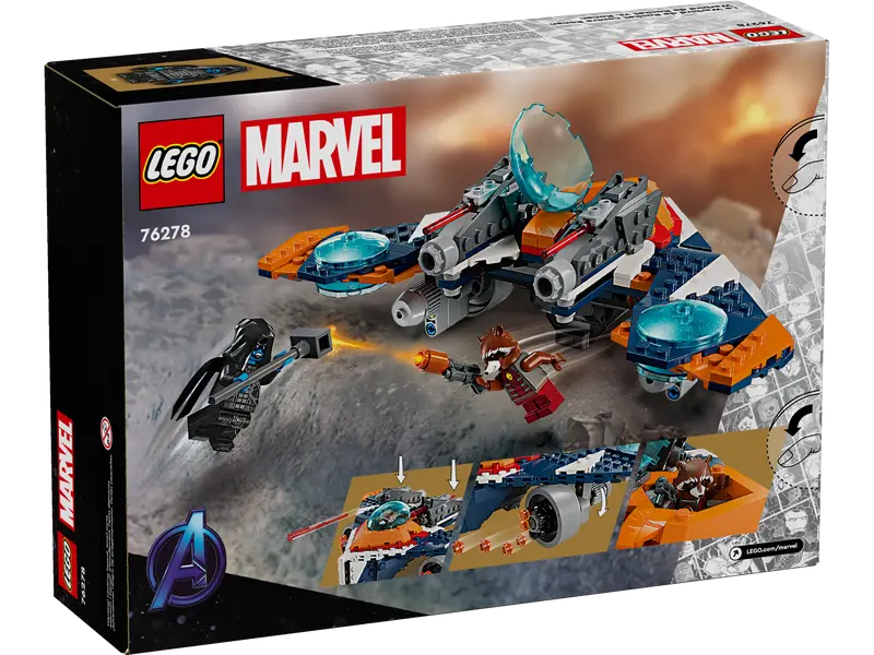 Lego 76278 Super Heroes Marvel Rocket&#39;s Warbird Vs Ronan