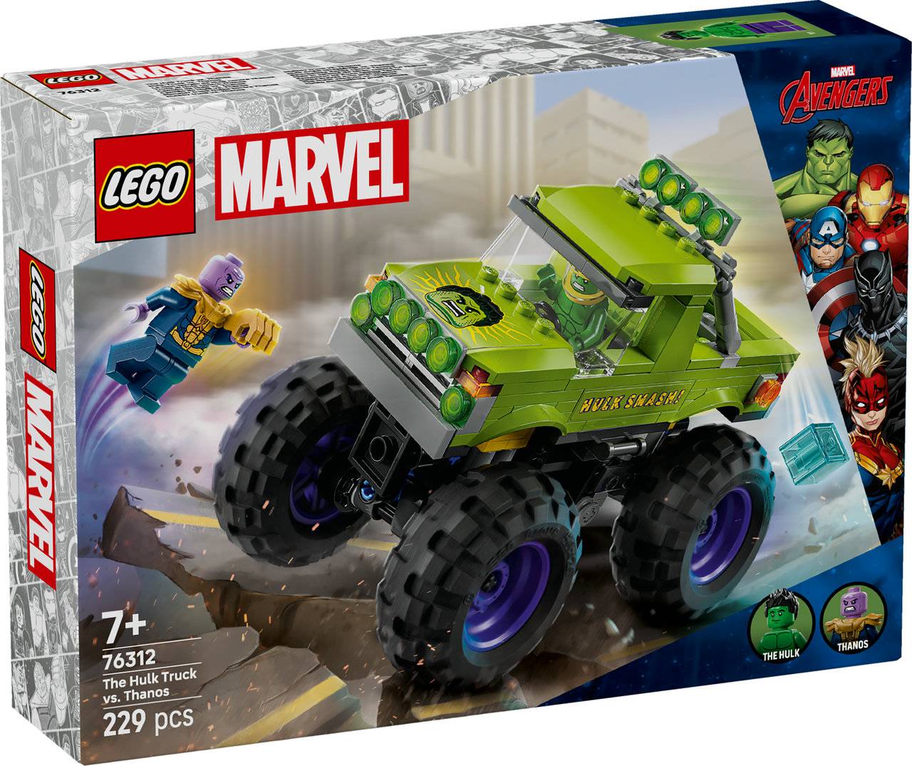 Lego 76312 The Hulk Truck VS Thanos