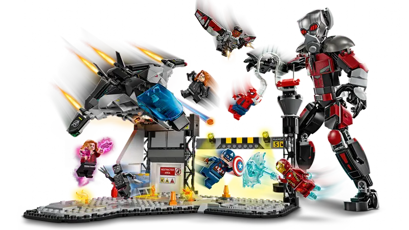 Lego 76314 Marvel Captain America - Civil War Action Battle