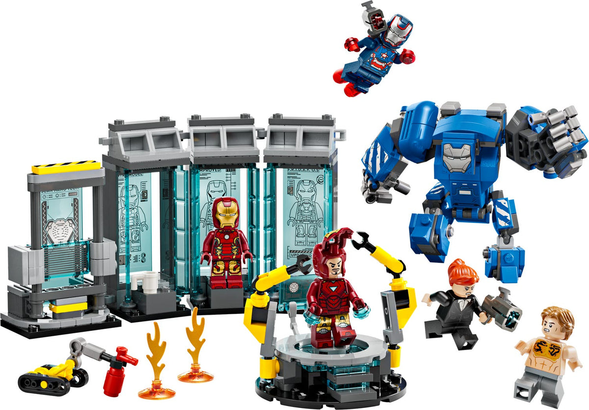 Lego 76315 Iron Man&#39;s Laboratory - Hall of Armour