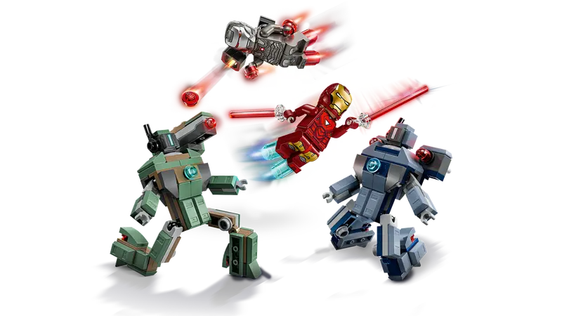 Lego 76320 Super Heroes Marvel Iron Man &amp; War Machine vs Hammer Drones