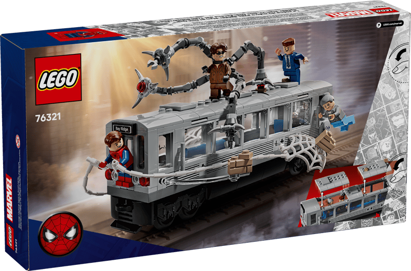 Lego 76321 Super Heroes Marvel Spiderman vs Doc Ock Subway Train Scene