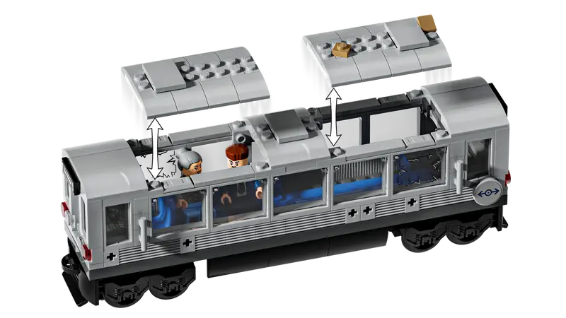 Lego 76321 Super Heroes Marvel Spiderman vs Doc Ock Subway Train Scene