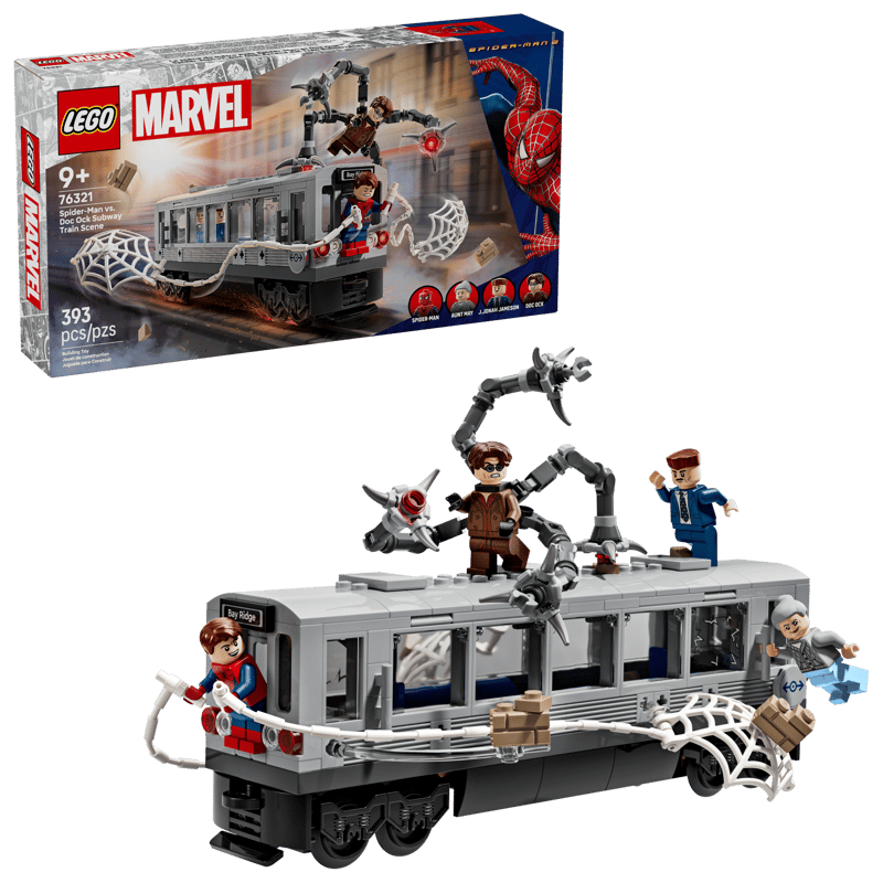 Lego 76321 Super Heroes Marvel Spiderman vs Doc Ock Subway Train Scene